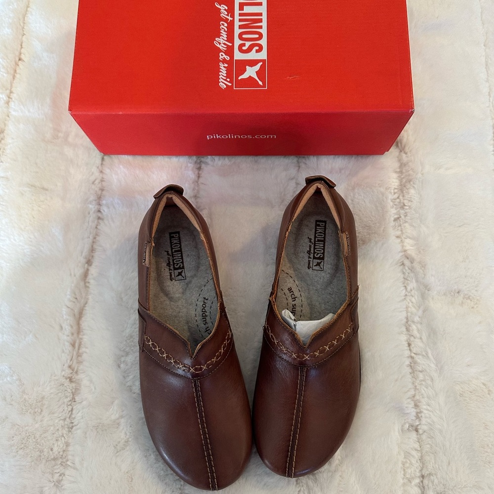 Pikolinos Granada WOW 3627 Brown Leather Clogs